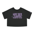 Love Your Neighbor Stand Up to ICE Cropped T-Shirt