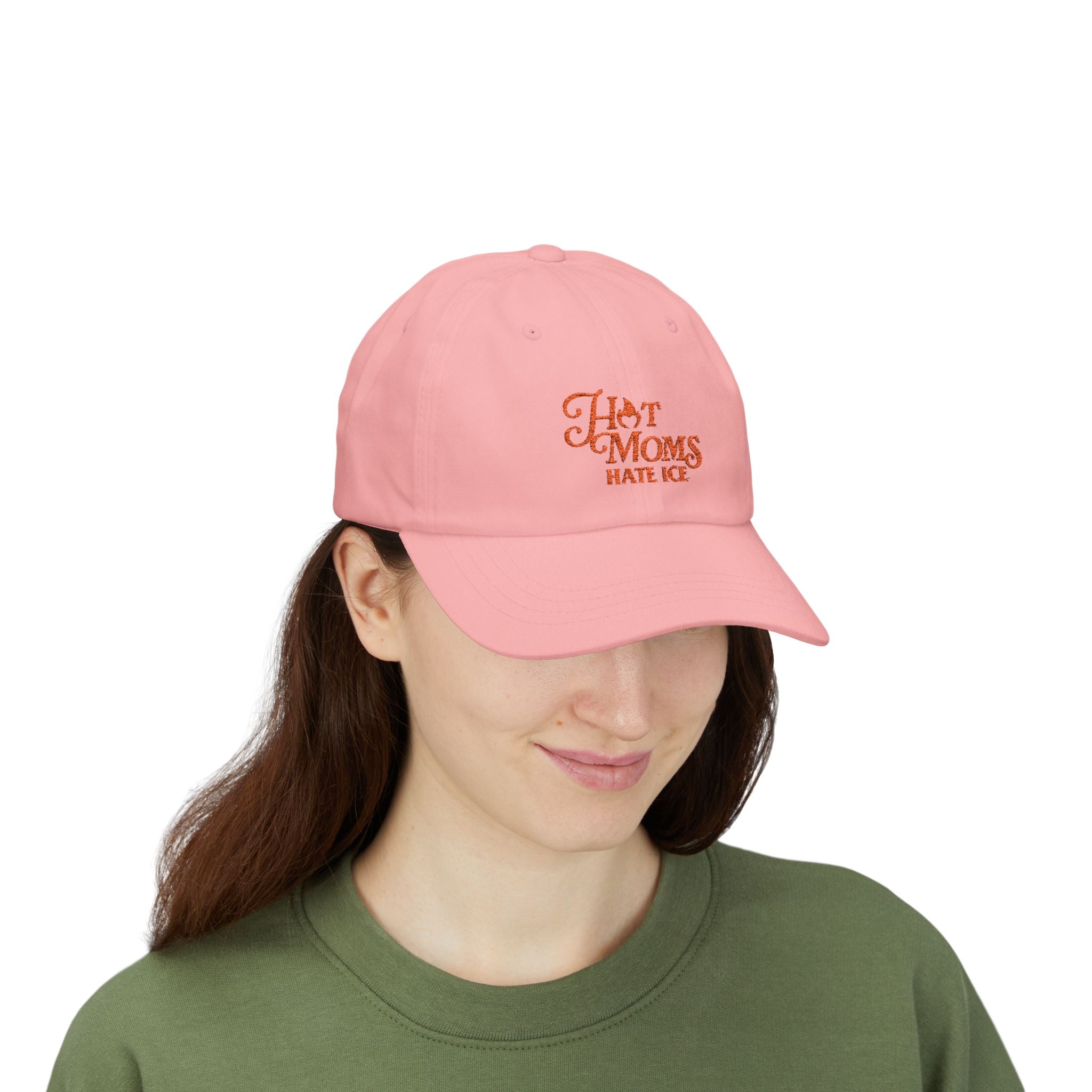 Hot Moms Hate Ice Embroidered Dad Hat