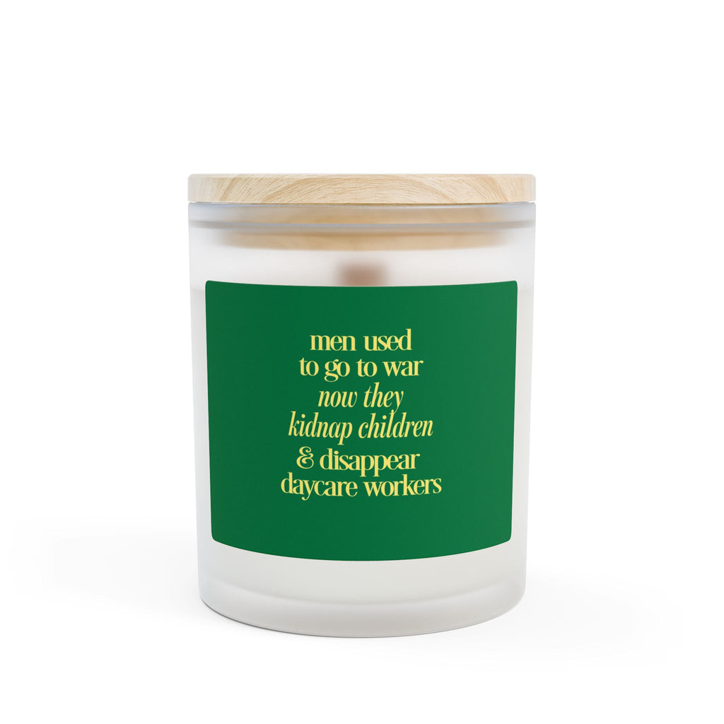 Men Used to Go to War Fraser Fir Candle