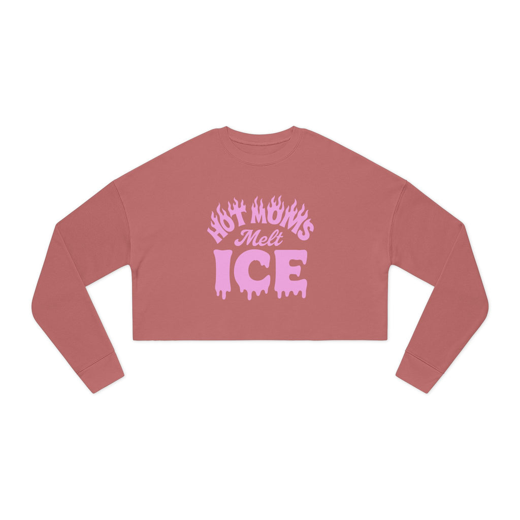 Hot Moms Melt Ice Cropped Sweatshirt